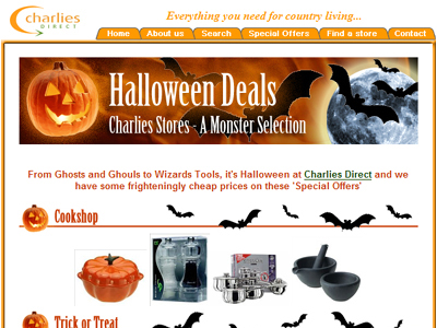 Halloween Deals e-Newsletter - eMarketing