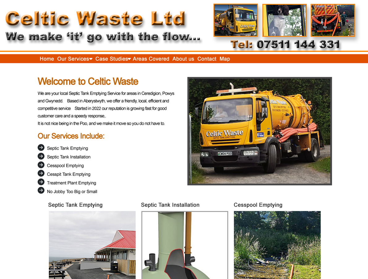 Celtic Waste Limited Website (Mobile First Web Design)