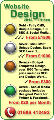 Website Design Prices for Full Content Managed Websites Internet Design Wordpress Websites Web Blogs at Mid Wales Trading in Llanidloes Powys